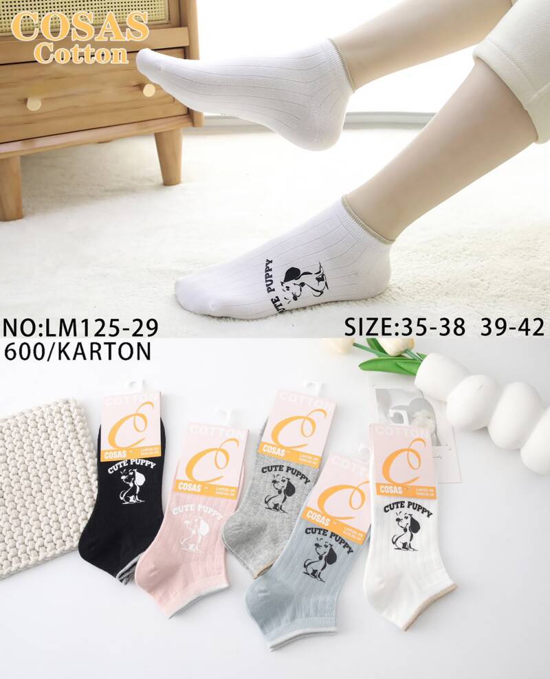 Skarpety damskie Roz 35-42, Mix kolor Paczka 40 szt